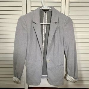 Express gray blazer